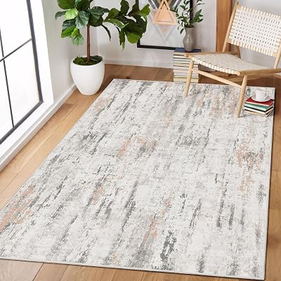 mujoo 3x5 modern abstract accent rug